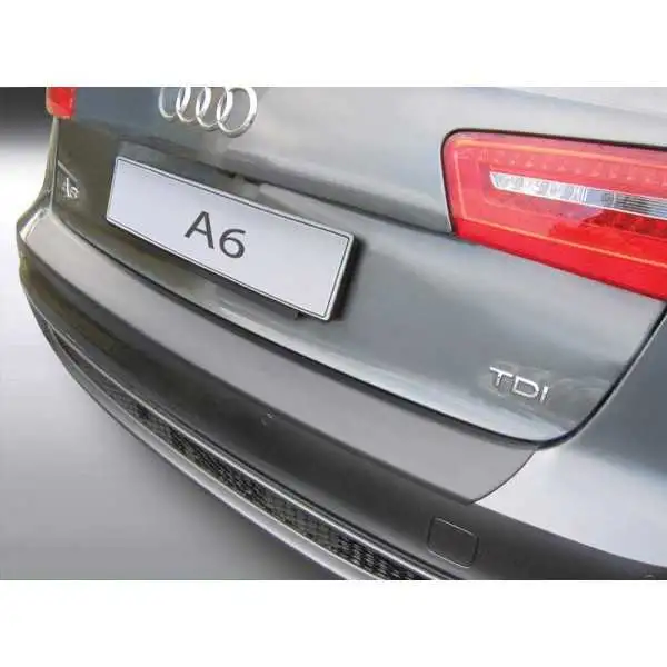 ABS Protecteur de parechocs arrière pour Audi A6 AvantAllroad 9201182014 sauf S6RS6 Noir