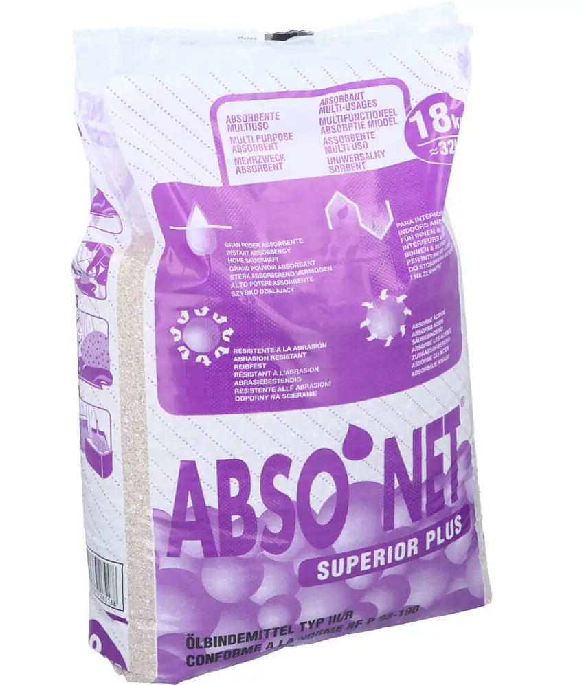 ABSONET MULTI SORB PLUS GRANULéS ABSORBANTS D'HUILE 18 KG