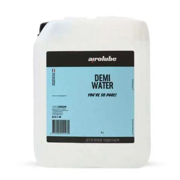 Airolube Demi eau  Eau déminéralisée  Bidon 5 litres
