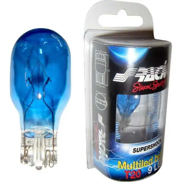 Ampoule halogène Simoni Racing T15 12V16W  Superblanc  par pièce