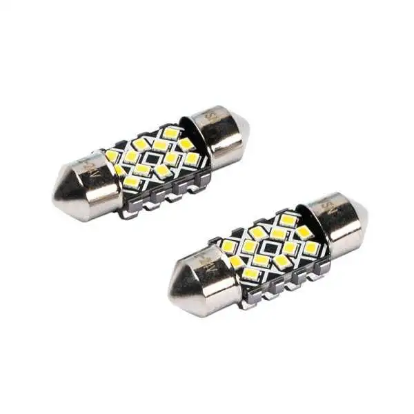 AMPOULE VISION FESTOON SV8.5 31 MM 12/24V 12X 2016 SMD LED, CANBUS, BLANCHE, 2 PCS.