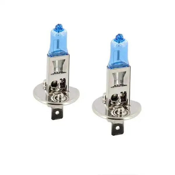 Ampoules halogènes SuperWhite Blue H1 55W12V4200K lot de 2 pièces E13