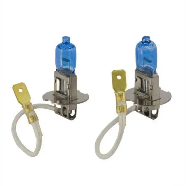 Ampoules halogènes SuperWhite Blue H3 55W12V4200K lot de 2 pièces E13