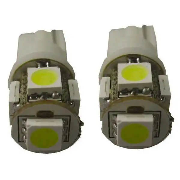 Ampoules LED 5Q T10 12V XenonOptic White lot de 2 pièces 50503 puces