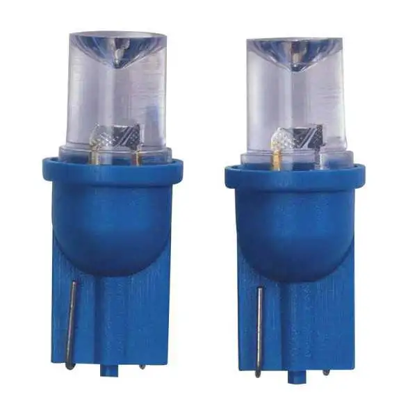 Ampoules LED T8 12V Bleu Grand Angle lot de 2 pièces