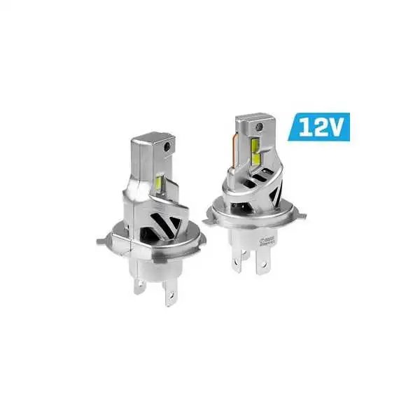 Ampoules VISION LED rétrofit H4/H19 HL 12V 35W 4200 lm 6000K, 2 pièces.