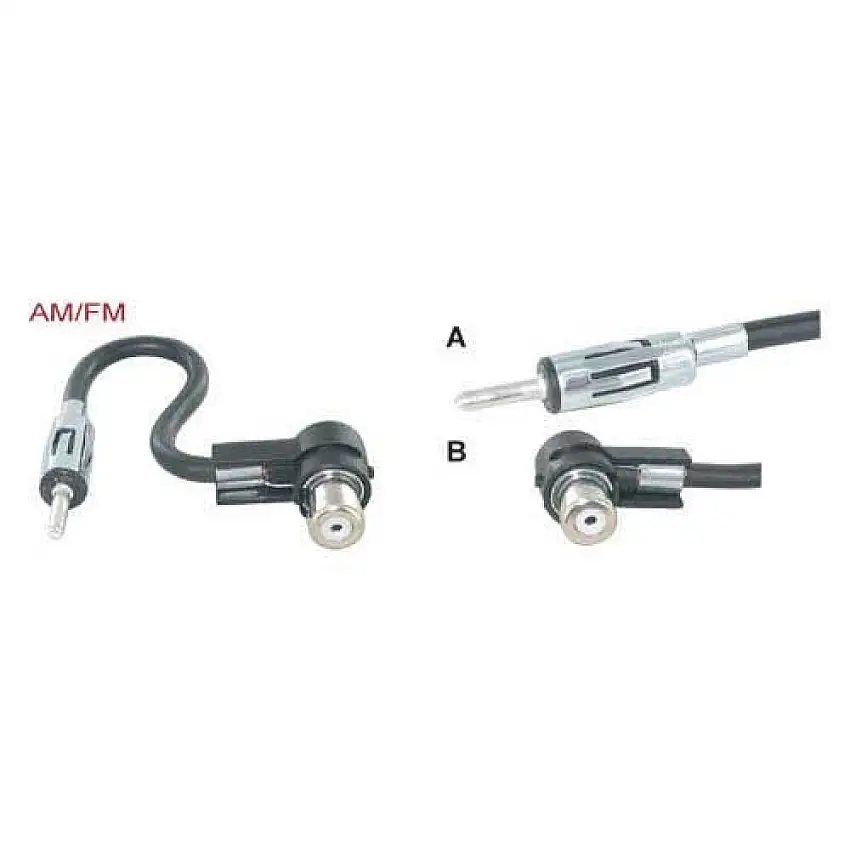 ADAPTATEUR D’ANTENNE SINATEC DIN MâLE VERS ISO 50Ω FEMELLE 10 CM