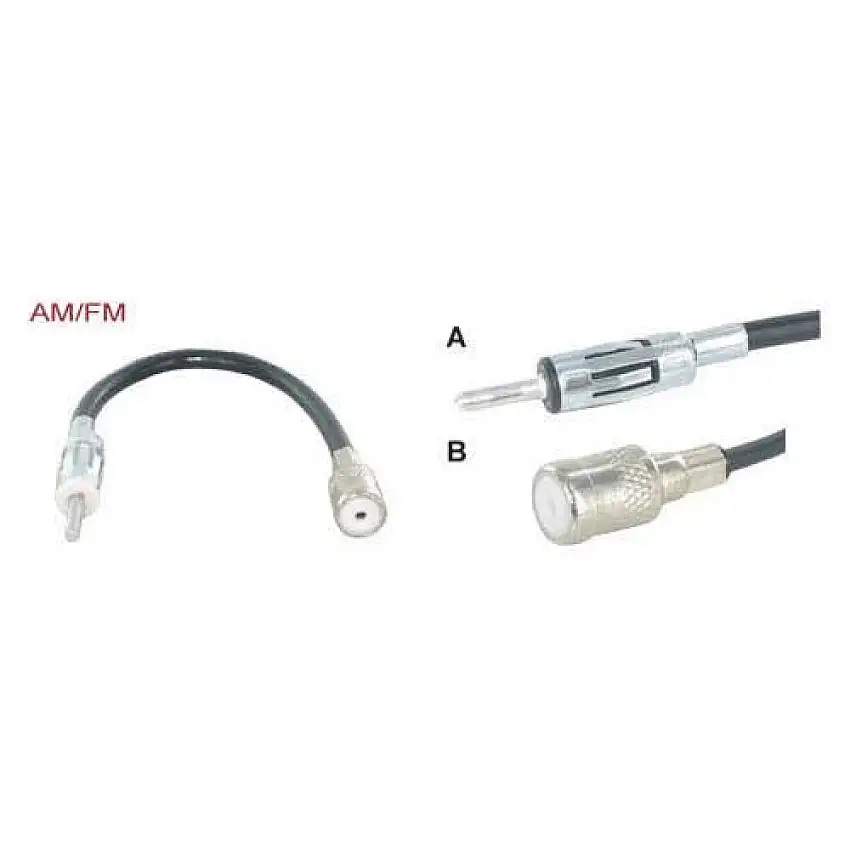 ADAPTATEUR D’ANTENNE SINATEC DIN MâLE VERS ISO 50Ω FEMELLE 15 CM