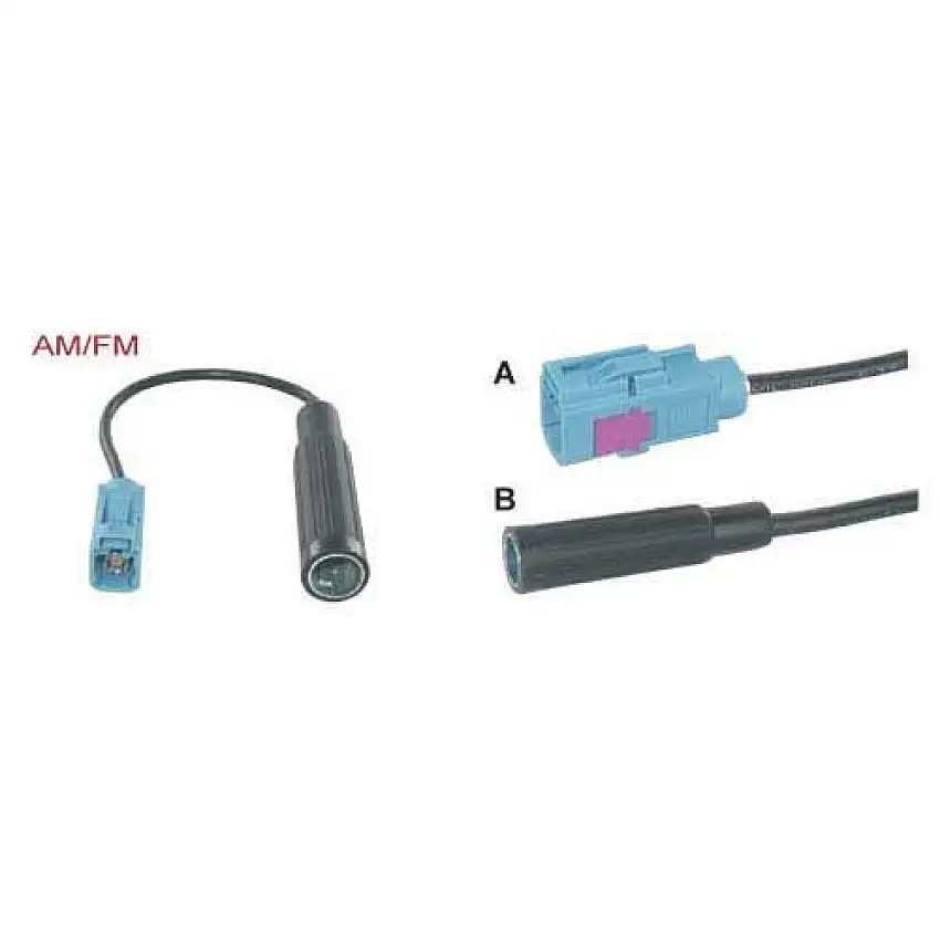 ADAPTATEUR D’ANTENNE SINATEC FAKRA FEMELLE VERS DIN MâLE 15 CM