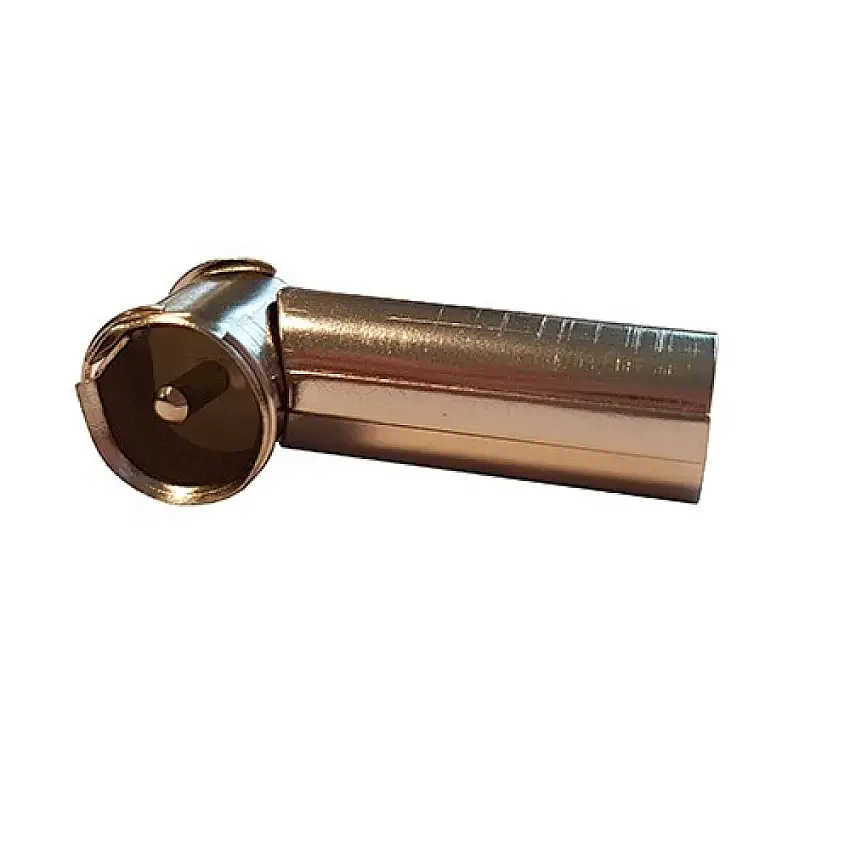 ADAPTATEUR D’ANTENNE SINATEC COUDé ISO 50Ω MâLE VERS DIN FEMELLE