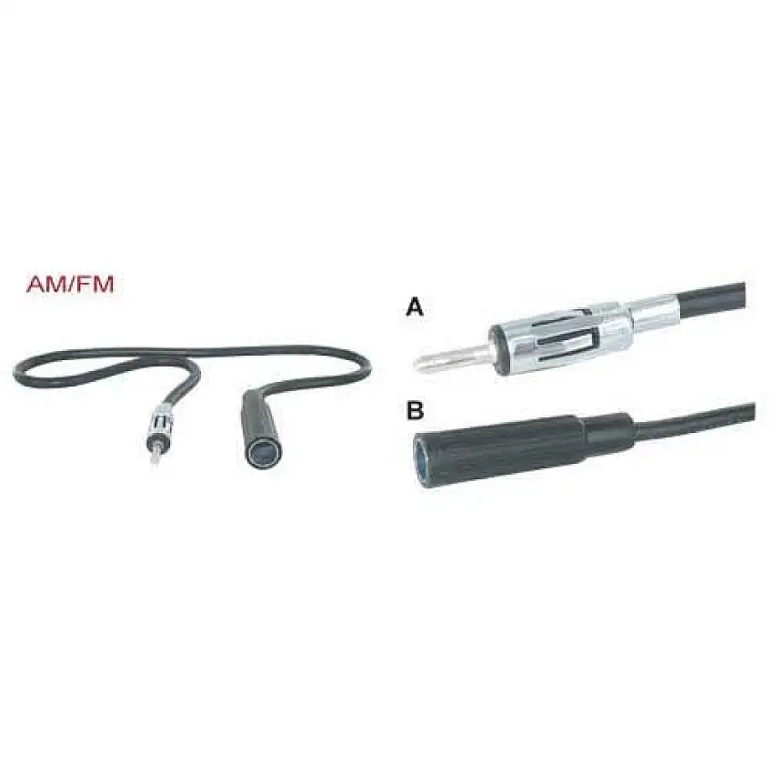 CâBLE RALLONGE D’ANTENNE SINATEC 50 CM DIN MâLE VERS DIN FEMELLE