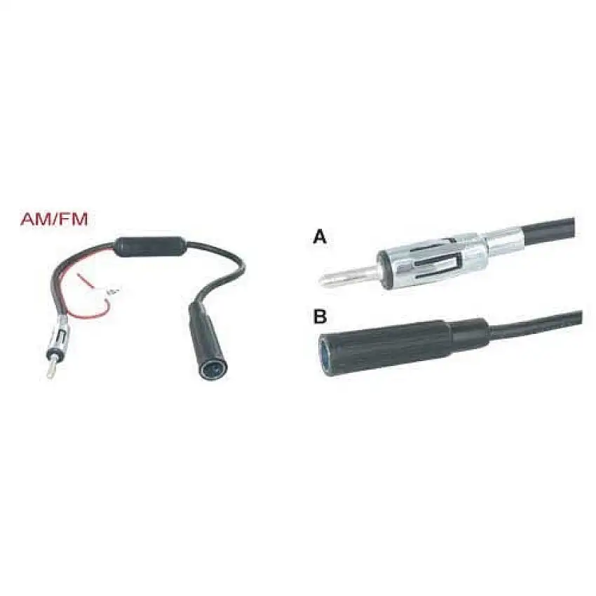 AMPLIFICATEUR D’ANTENNE SINATEC DIN MâLE VERS DIN FEMELLE POUR UNE RéCEPTION RADIO AMéLIORéE