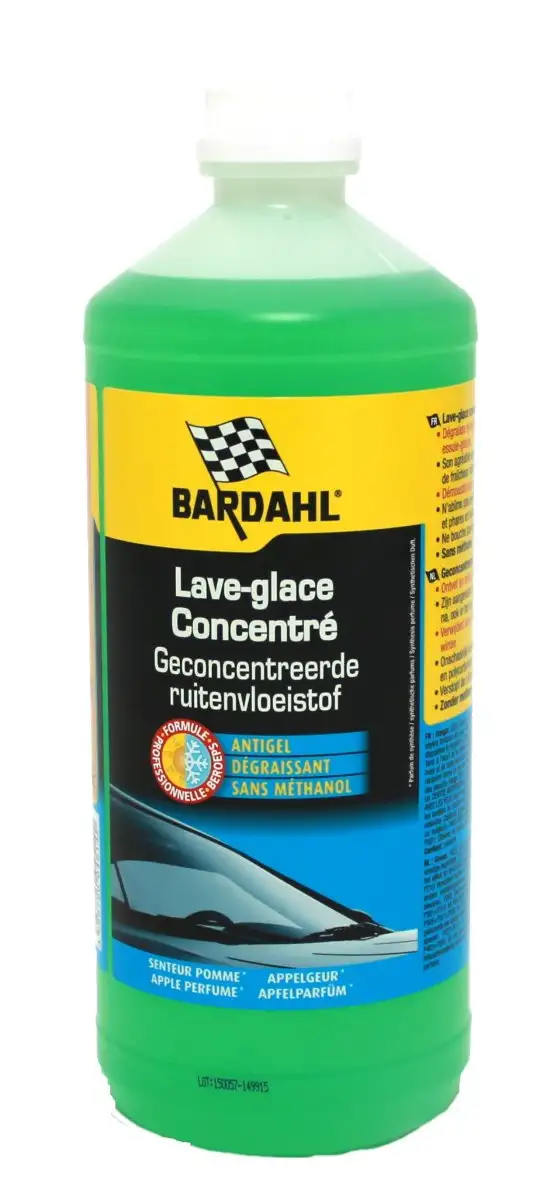 BARDAHL LIQUIDE LAVE-GLACE ANTIGEL 1L CONCENTRé