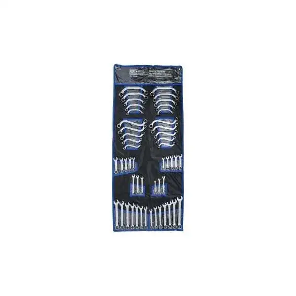 Assortiment de clés mixtes en pouces + métriques 50 pièces