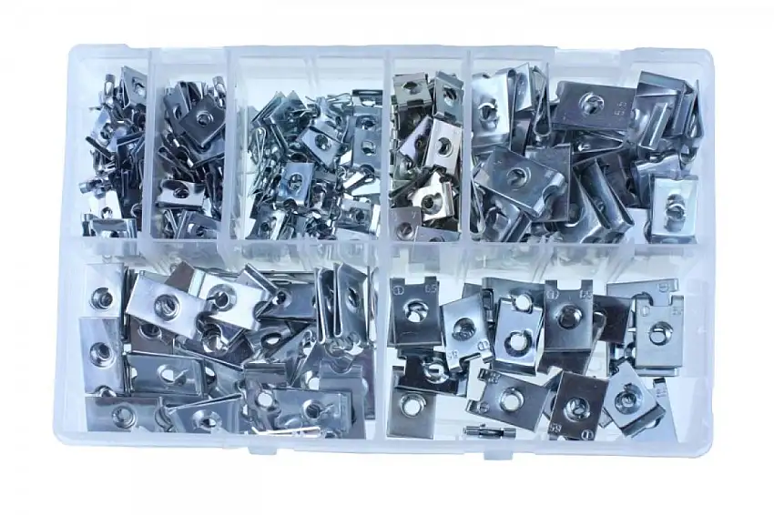 ASSORTIMENT D'éCROUS à TôLE SPEEDNUTS 140 PIèCES POUR DIVERSES APPLICATIONS