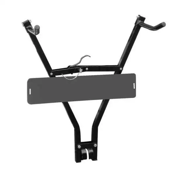 Attelage portevélos avec support de plaque dimmatriculation