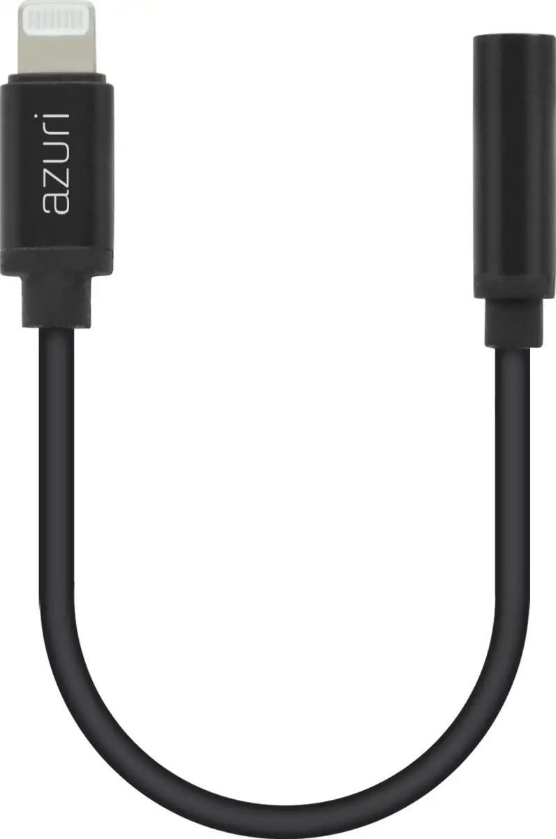 ADAPTATEUR AUDIO AZURI APPLE VERS JACK FEMELLE 3,5 MM 14 CM