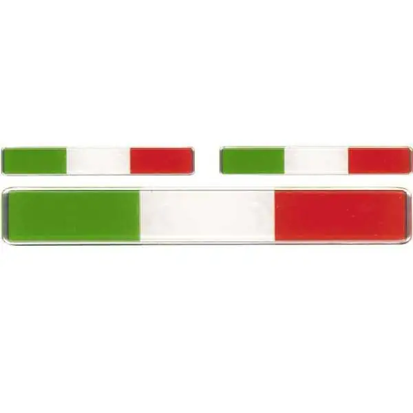 Autocollant 3D Drapeau dItalie 3 pièces