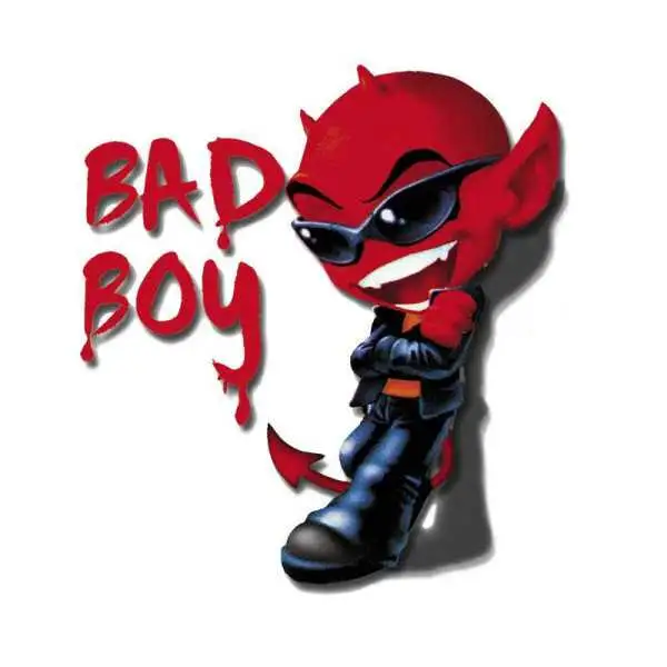 Autocollant Bad Boy  12x11cm