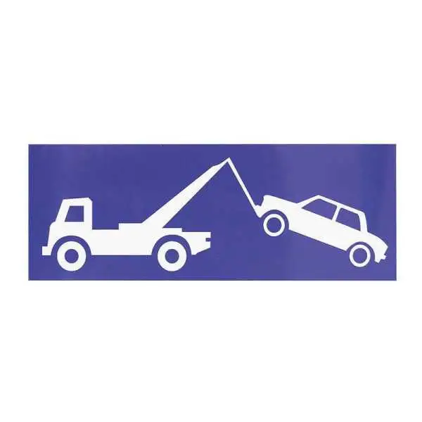 Autocollant Règlement de remorquage