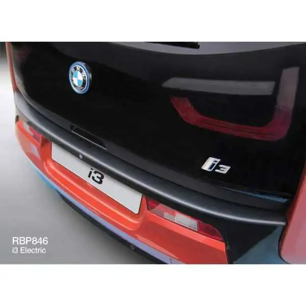 Bande de protection de parechocs arrière ABS pour BMW i3 20142017 Noir