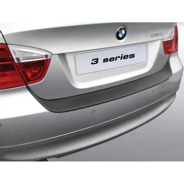 Bande de protection de parechocs arrière ABS pour BMW Série 3 E90 Berline 20052008 sauf M Noir