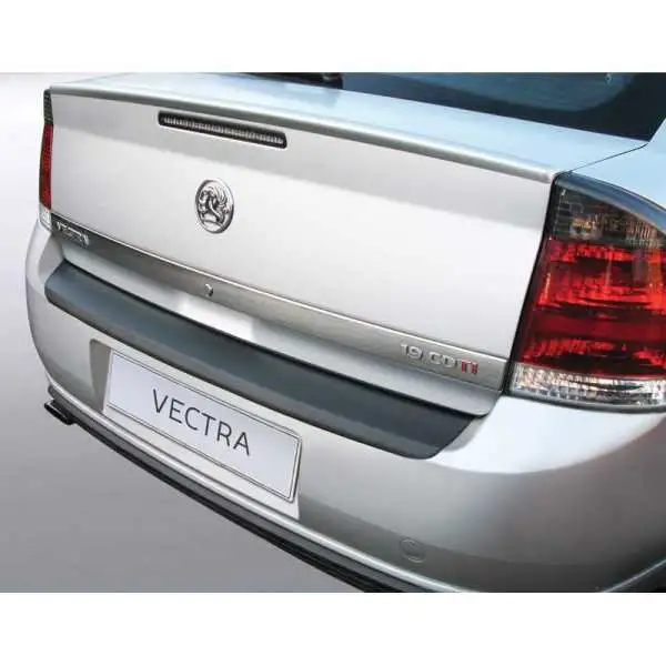 Bande de protection de parechocs arrière ABS pour Opel Vectra C 45 portes 20052008 sans Wagon Black