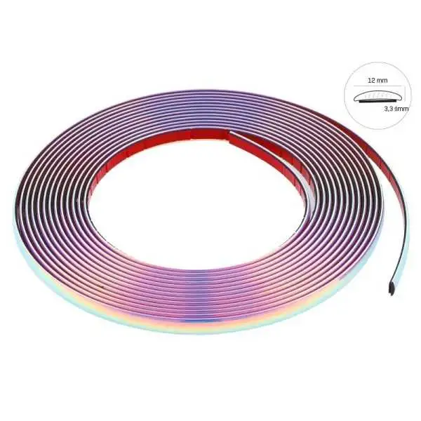 Bande décorative, arc-en-ciel, 12 mm x 8 m