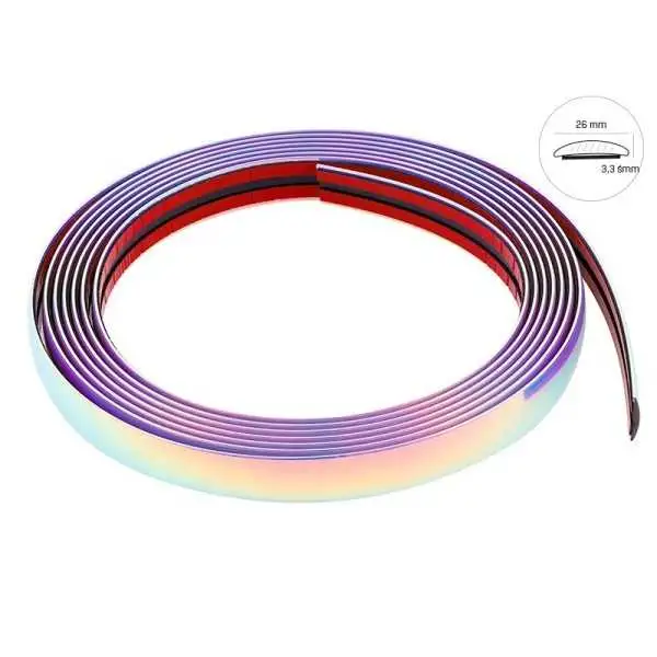 Bande décorative, arc-en-ciel, 26 mm x 5 m