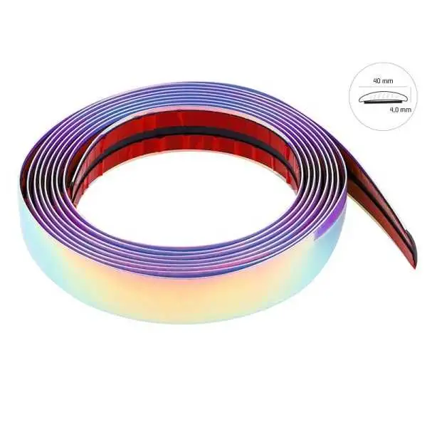 Bande décorative, arc-en-ciel, 40 mm x 5 m