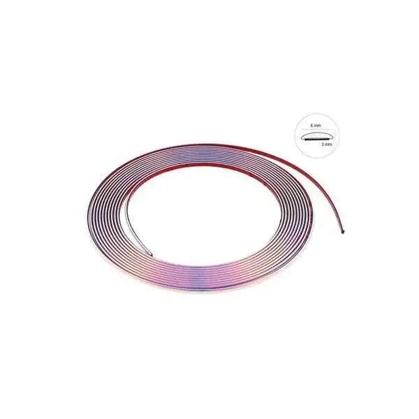 Bande décorative, arc-en-ciel, 6 mm x 8 m
