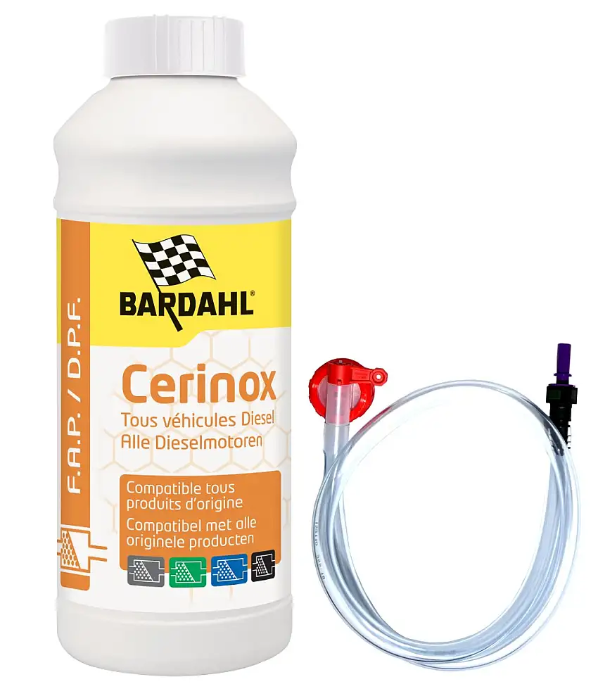 BARDAHL CERINOX ADDITIF DPF AVEC TUYAU DE REMPLISSAGE 1L