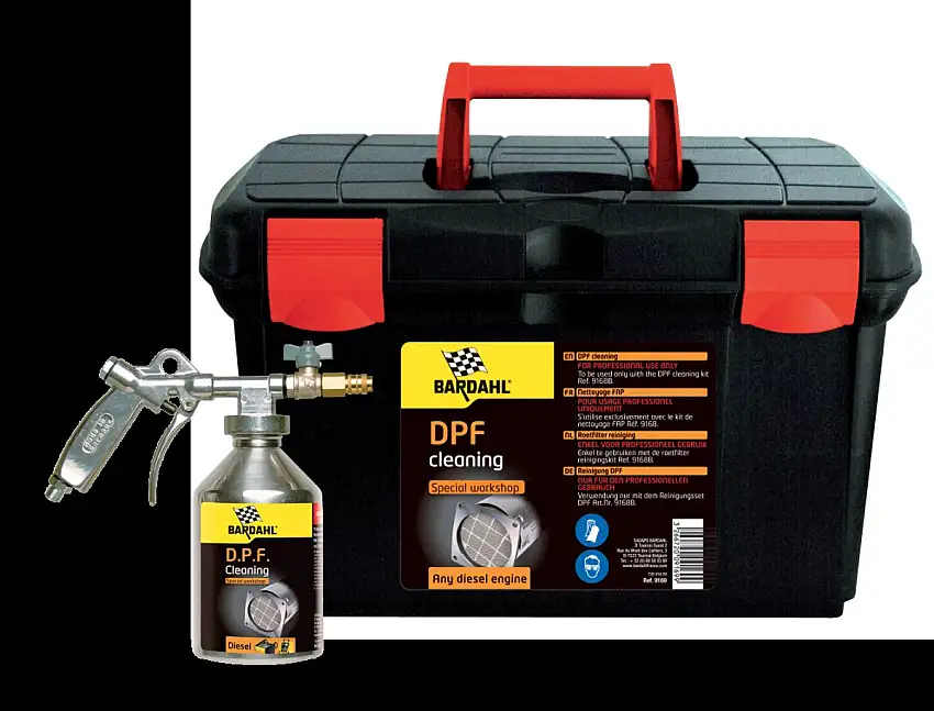 PISTOLET DE NETTOYAGE PROFESSIONNEL BARDAHL POUR FILTRE à PARTICULES 9169