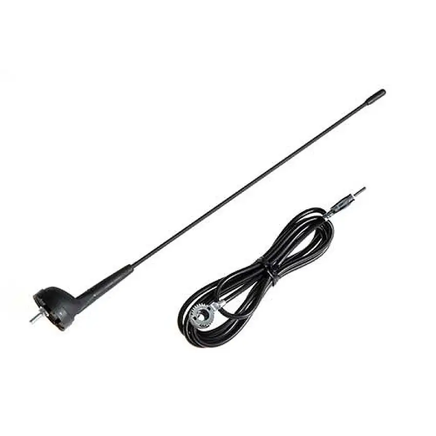 ANTENNE DE TOIT MOBILE SINATEC AVEC BASE RONDE ET CâBLE NOIR