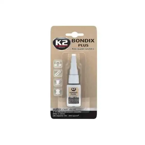 BONDIX PLUS Adhésif pour plastique, bois, caoutchouc, 10 g
