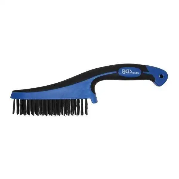 Brosse acier à poignée plastique 282 mm