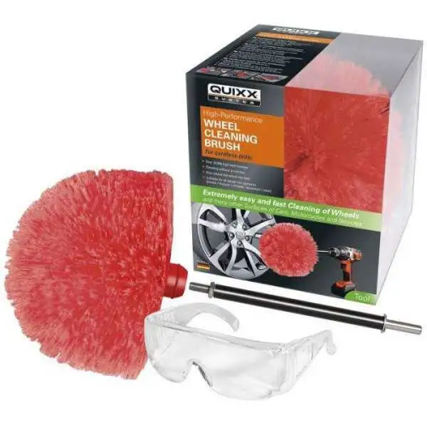 Brosse de nettoyage de roue Quixx  Brosse de roue pour entraînement mécanique
