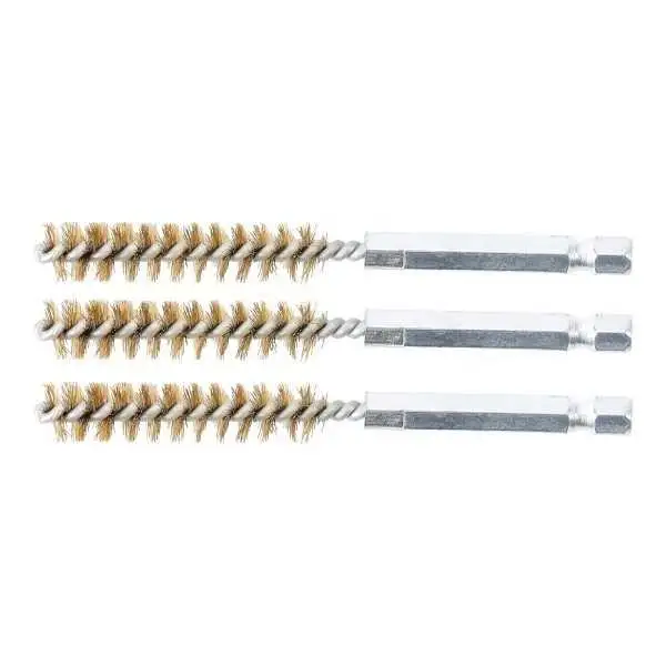 Brosse en laiton 10 mm 6 3 mm 1/4" 3 pièces
