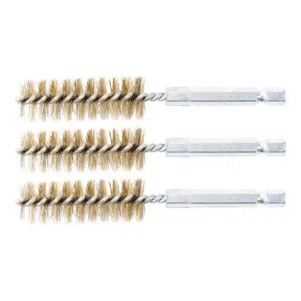 Brosse en laiton 16 mm 6 3 mm 1/4" 3 pièces