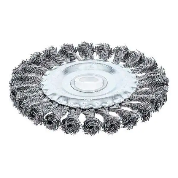 Brosse plate brosse ronde tressée Ø 125 mm