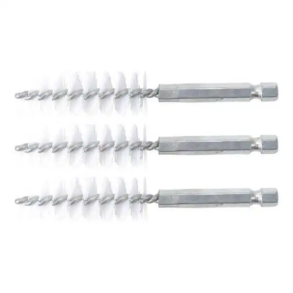 Brosse plate Nylon 16 mm 6 3 mm 1/4" 3 pièces