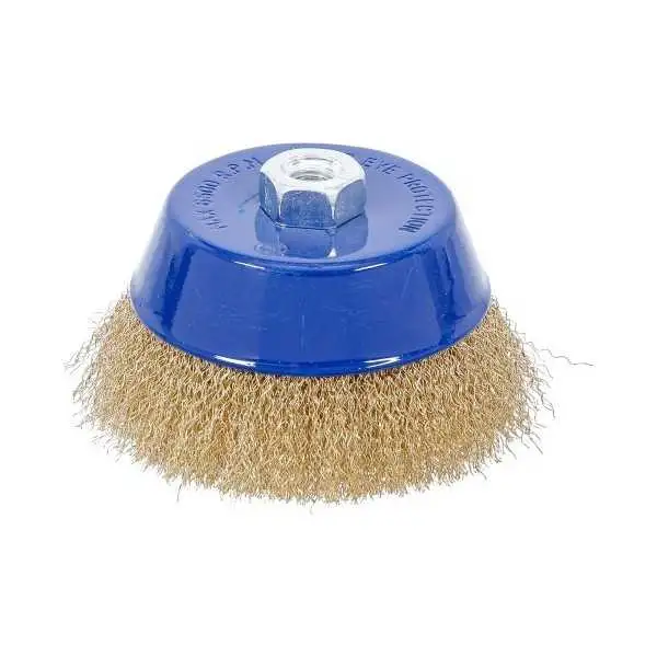 Brosse ronde réception M14 x 2 Ø 125 mm x 75 mm