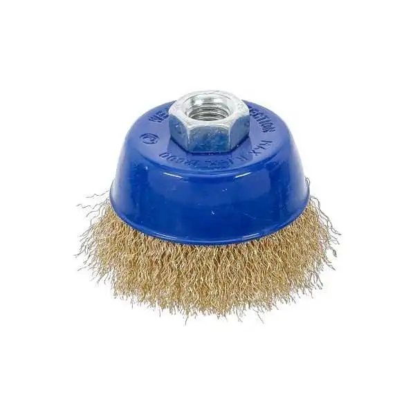 Brosse ronde réception M14 x 2 Ø 75 mm x 57 mm