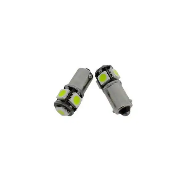 BudgetLED Canbus BA9S Blanc 5x5050SMD 2 pièces