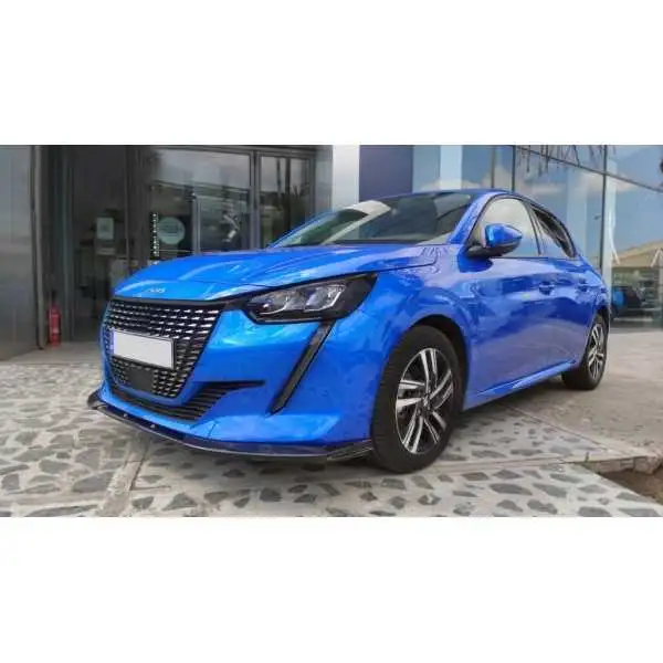 Bumper a pare-chocs avant spoiler adapté a la Peugeot 208 MK2 (2020-UP) Piano Black