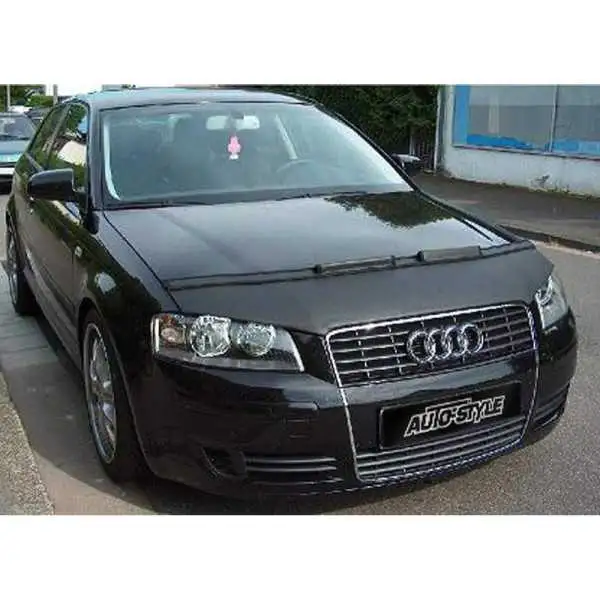 Cache cailloux de capot pour Audi A3 8P 20032005 noir
