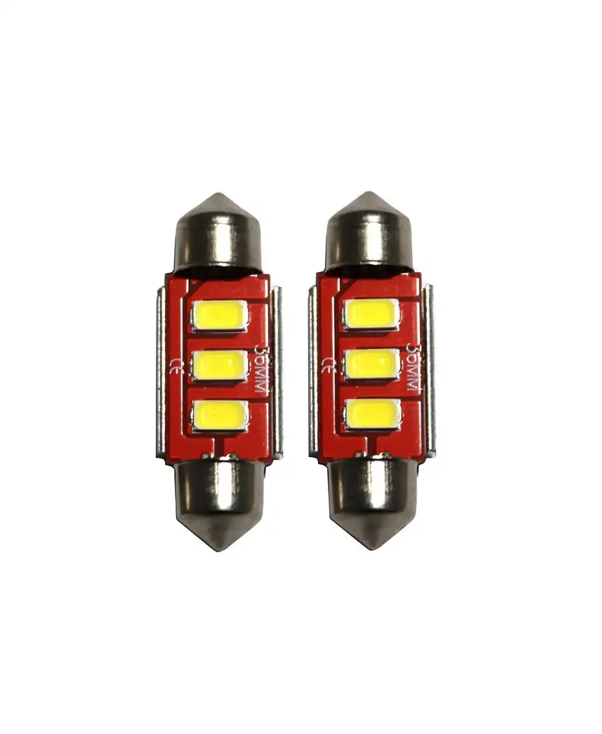 X-LINE CANBUS éCLAIRAGE LED PLAQUE D'IMMATRICULATION 36MM C5W 3-LED