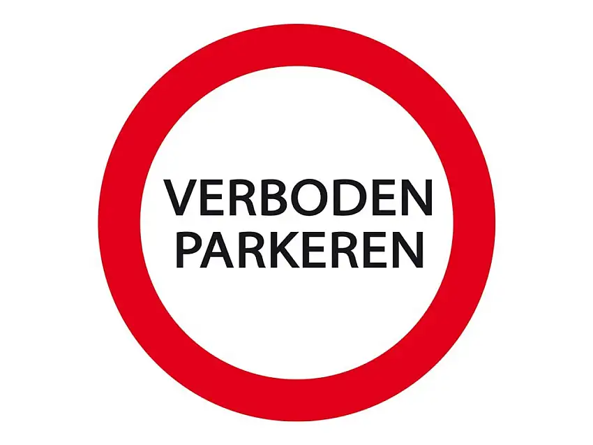 PANNEAU CARPOINT STATIONNEMENT INTERDIT Ø 24CM PLASTIQUE