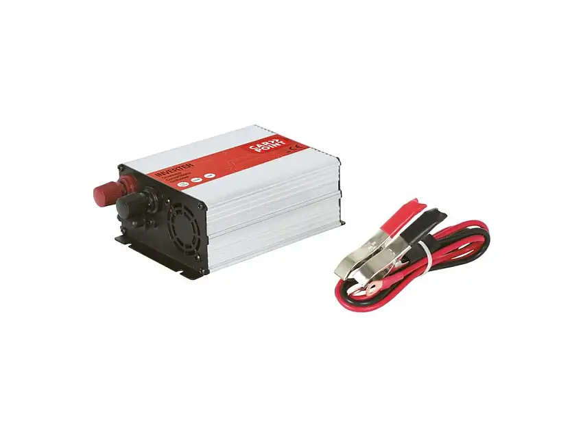 CARPOINT CONVERTISSEUR DE COURANT 12V VERS 230V AVEC PINCES DE BATTERIE, 300W