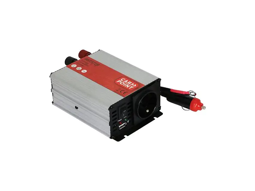 CONVERTISSEUR CARPOINT 12V VERS 230V AVEC ALLUME-CIGARE, 150W